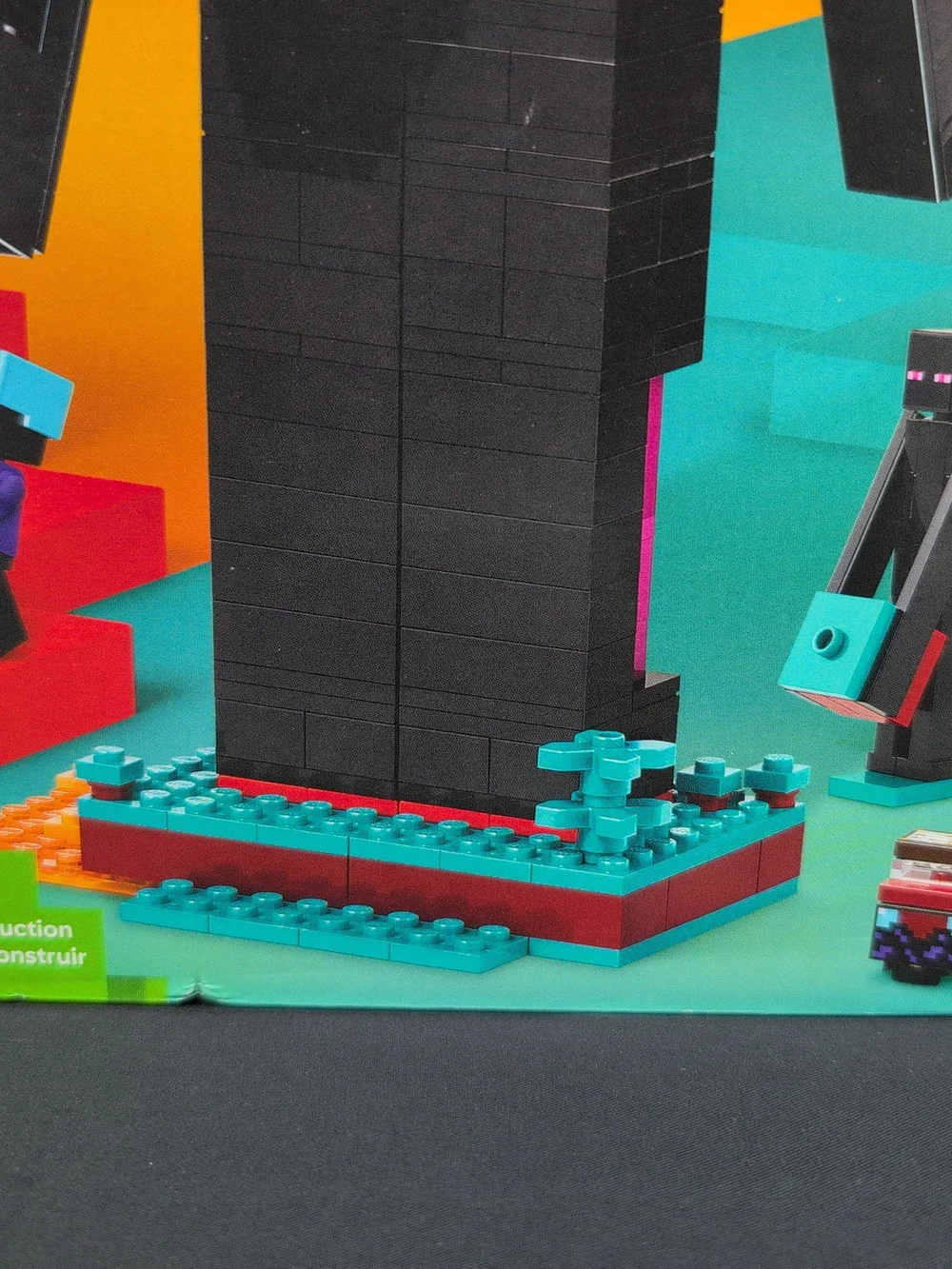 Lego Minecraft the Enderman Tower Complete Building Set Pcs 867
